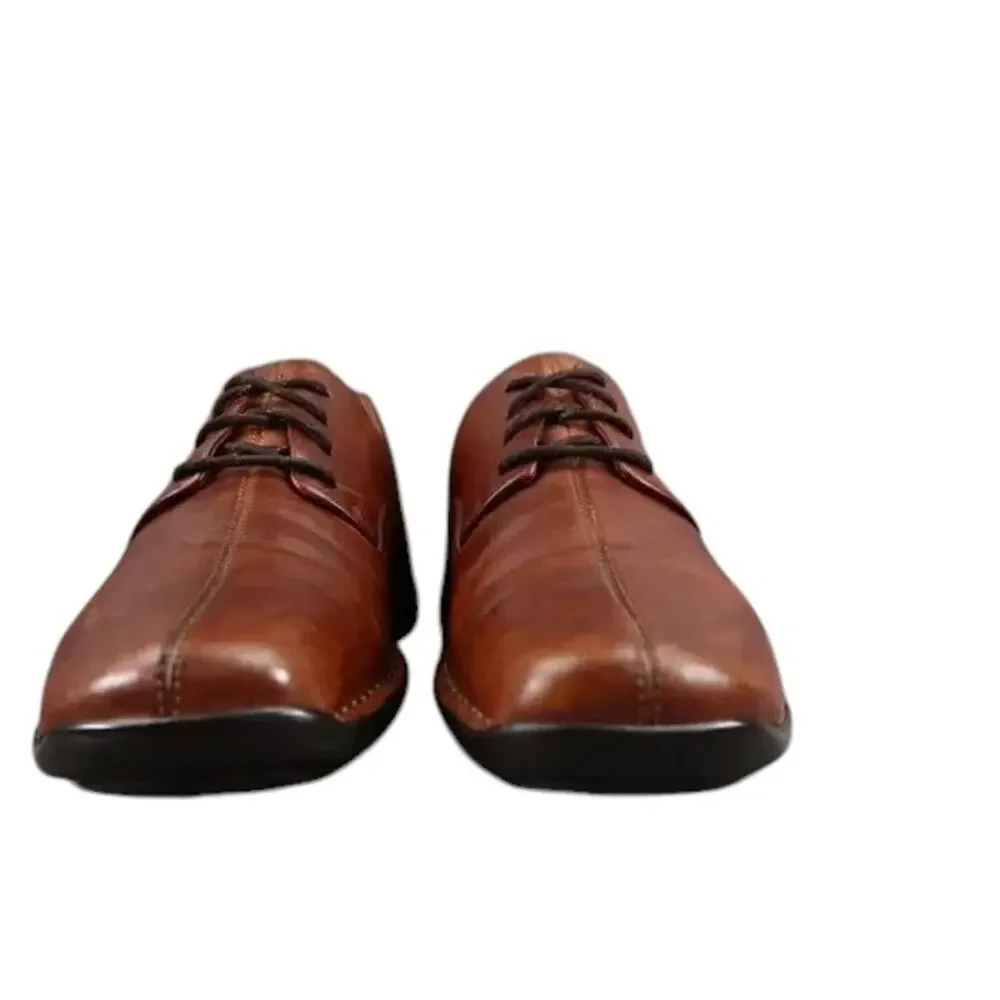 Cole Haan Shoes Men 9 Derby Oxford Classic Leather Lace Up Brown Beckett Comfort